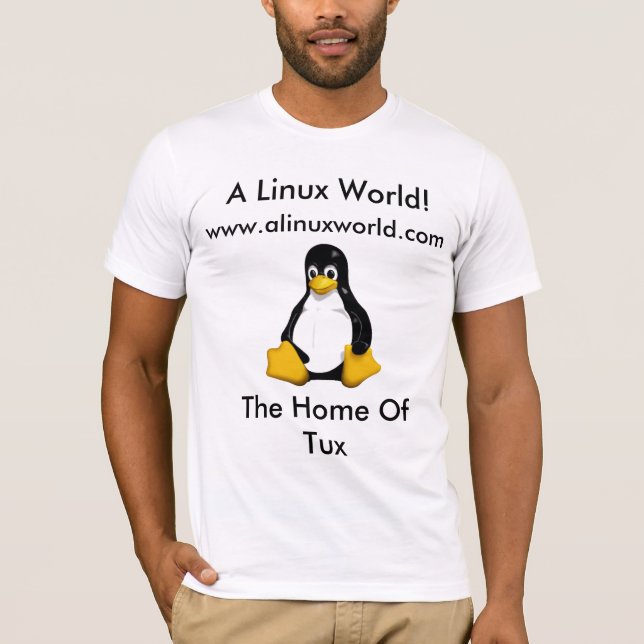 www.alinuxworld.com t-shirt (Front)