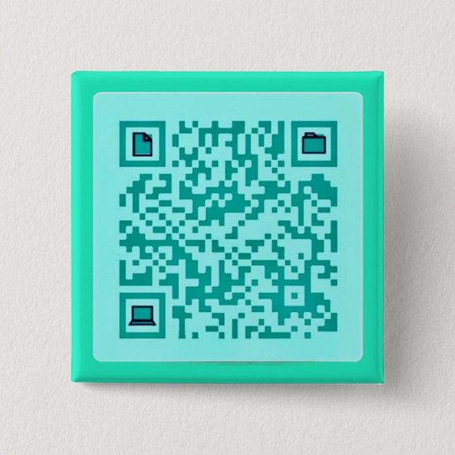 www.dieteticwellness.org QR Code Button  (Front)