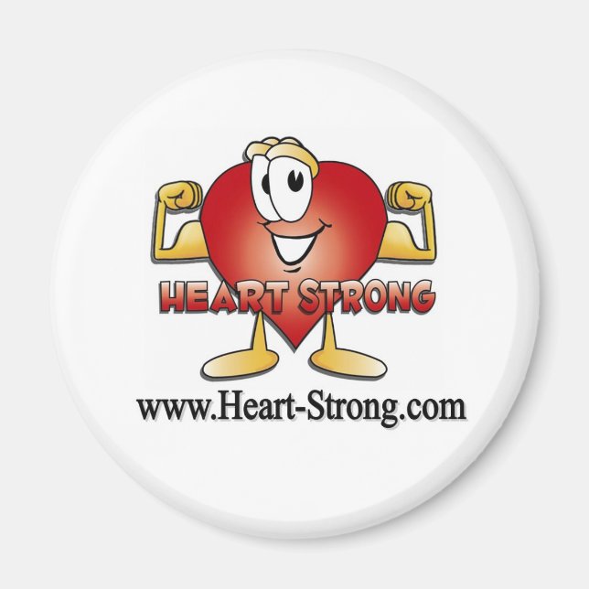 www.Heart-Strong.com Magnet (Front)