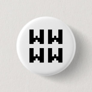 WWWW   LOL Japanese Internet Slang 3 Cm Round Badge