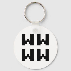 WWWW   LOL Japanese Internet Slang Key Ring
