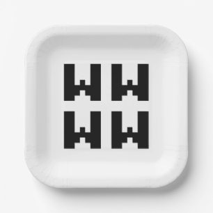 WWWW   LOL Japanese Internet Slang Paper Plate