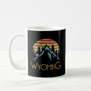 Wy Wyoming Mountains Outdoor Adventure Coffee Mug