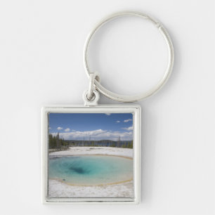 WY, Yellowstone National Park, West Thumb Geyser Key Ring