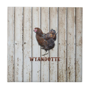 Wyandotte Chicken Tile