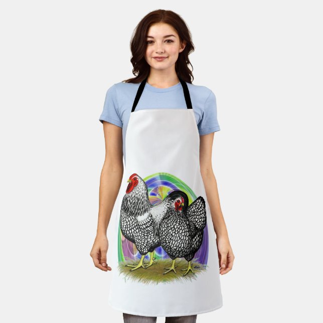 Wyandotte:  Easter Egg Pair Apron (Worn)