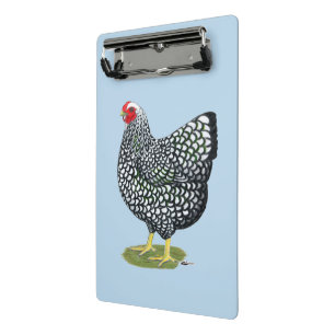 Wyandotte: Silver-laced Hen Mini Clipboard