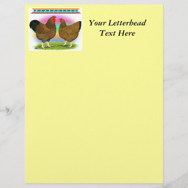 Wyandottes:  Golden-laced Rainbow (Front)