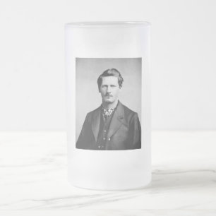 Wyatt Earp: Lawman, Gunfighter, Saloon Keeper Frosted Glass Beer Mug