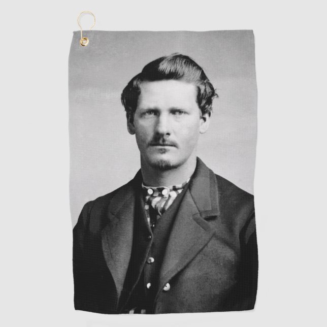 Wyatt Earp: Lawman, Gunfighter, Saloon Keeper Golf Towel (Front)