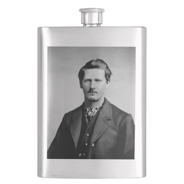 Wyatt Earp: Lawman, Gunfighter, Saloon Keeper Hip Flask (Front)