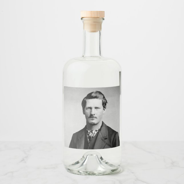 Wyatt Earp: Lawman, Gunfighter, Saloon Keeper Liquor Bottle Label (Front)