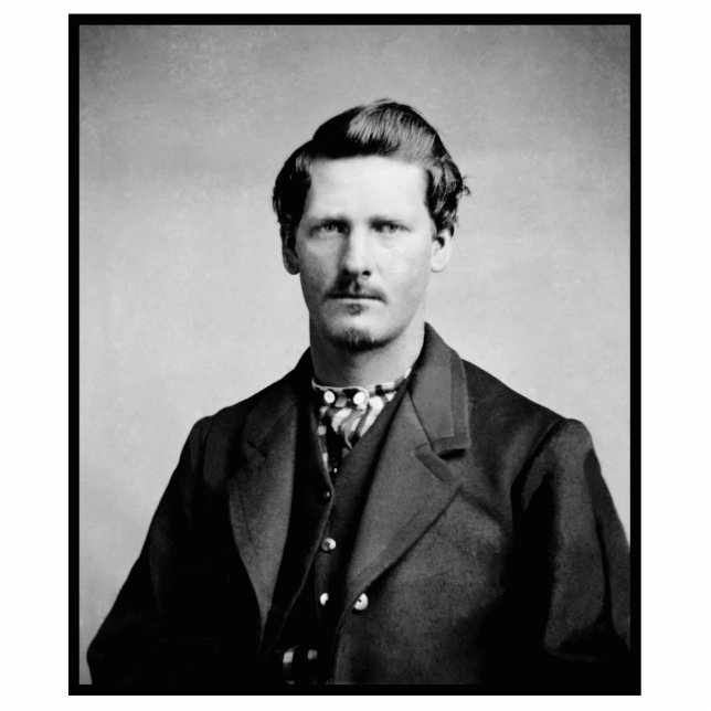Wyatt Earp: Lawman, Gunfighter, Saloon Keeper Photo Sculpture Magnet (Front)