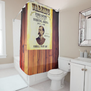 Wyatt Earp Marshall Shower Curtain