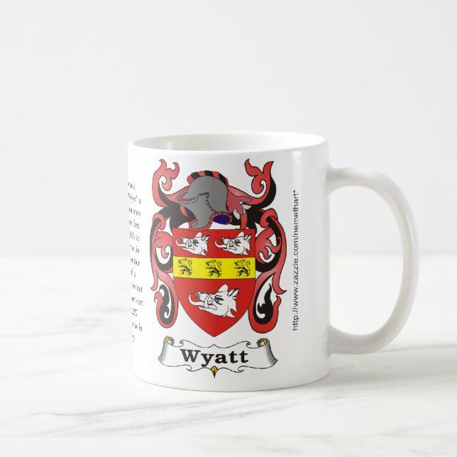 Wyatt Family Coat of Arms mug (Right)