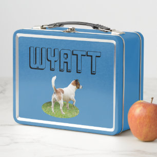 Wyatt Name In Block Letters,  Metal Lunch Box