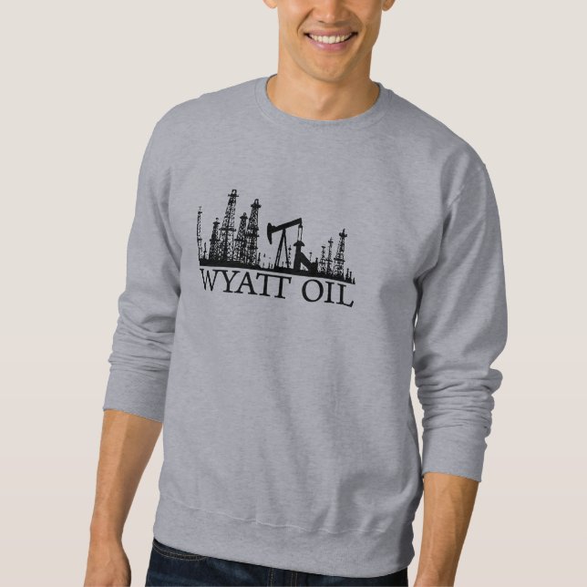 Wyatt Oil (Black Logo) Sweatshirt (Front)