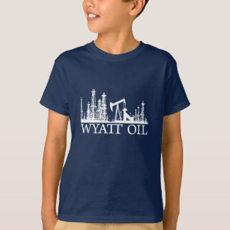 Wyatt Oil / White Logo T-Shirt