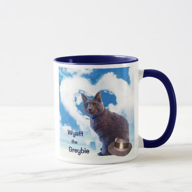 Wyatt the Greybie "Dreams Do Come True"  Mug (Right)