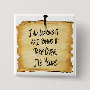 Wyatt's Sign Atlas Shrugged Button