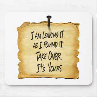 Wyatt's Sign Atlas Shrugged Mouse Pad