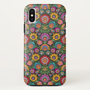 Wycinanki Folk Floral iPhone X Case