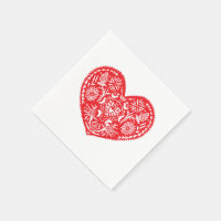 Wycinanki napkins