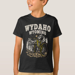 Wydaho Wyoming Mountain Biking Biker Cyclist T-Shirt