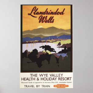 Wye Valley Resort British Rail Poster