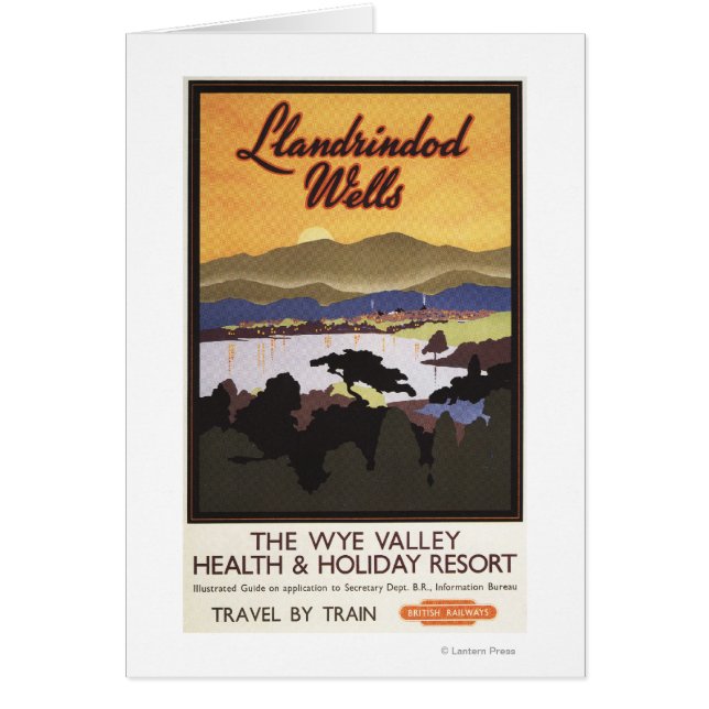 Wye Valley Resort British Rail Poster (Front)