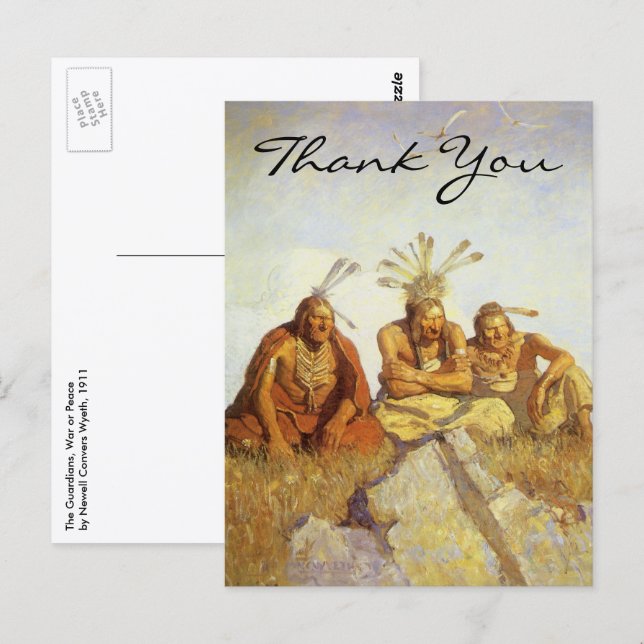 Wyeth's The Guardians Postcard (Front/Back)