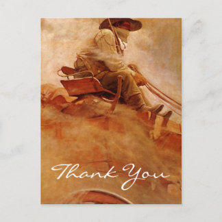 Wyeth's The Ore Wagon Postcard