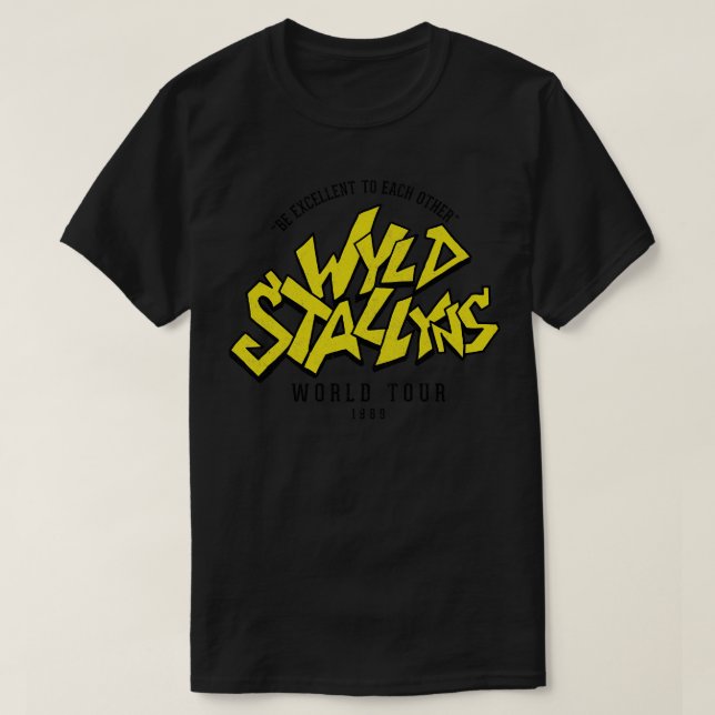 Wyld Stallyns World Tour 1989 T-Shirt (Design Front)