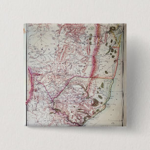 Wyld's Military Sketch of Zululand, 1879 15 Cm Square Badge