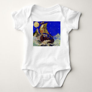 Wynken Blynken and Nod Nursery Rhyme Baby Bodysuit
