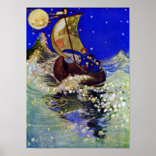 Wynken Blynken and Nod Pogany Fine Art Poster