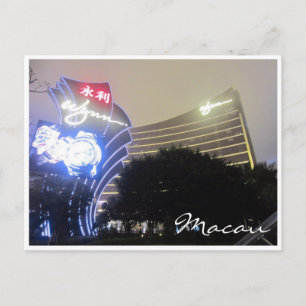 wynn macau postcard