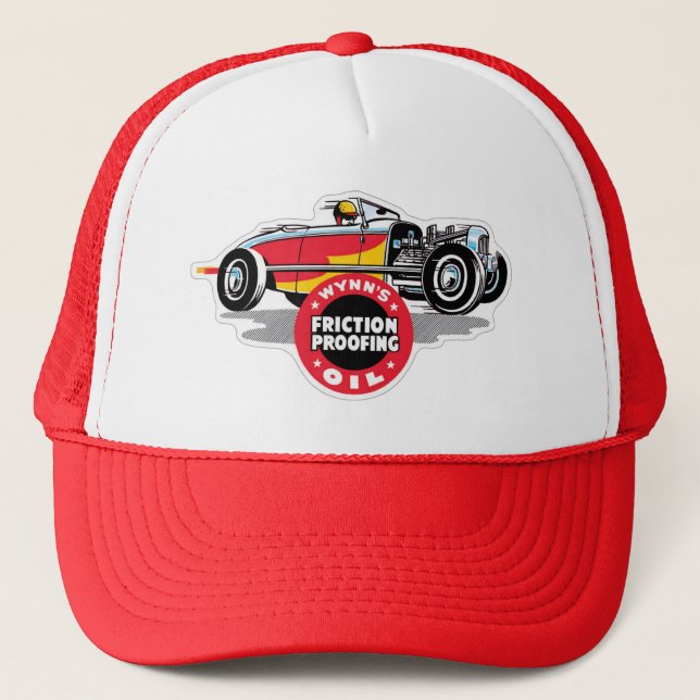 Wynn's Friction Proofing Oil Trucker Hat (Front)