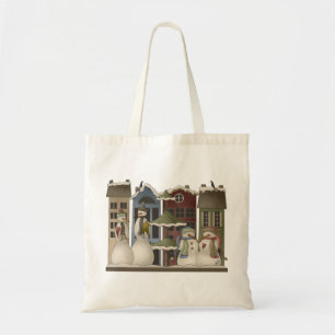 Wynter Wunderz · Snowmen & Houses Tote Bag