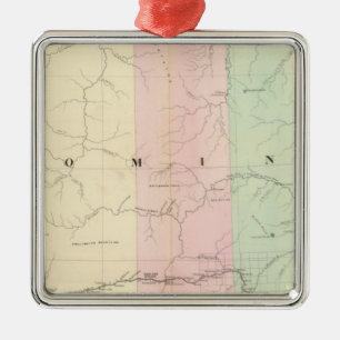 Wyoming 3 metal tree decoration