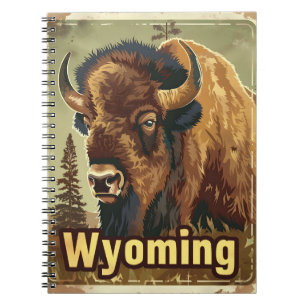 Wyoming American Bison Notebook