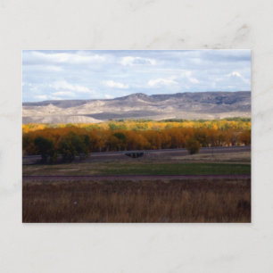 Wyoming Autumn Postcard