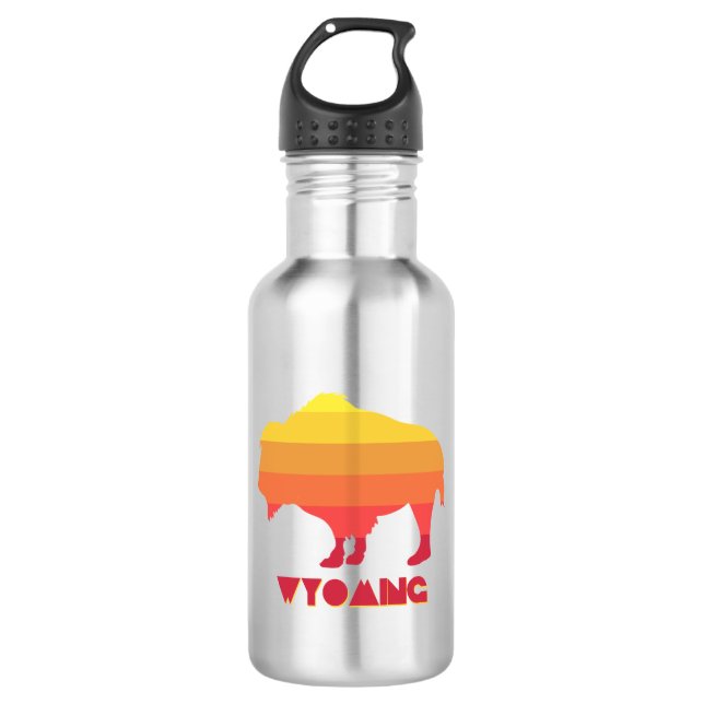 Wyoming Bison 532 Ml Water Bottle (Front)