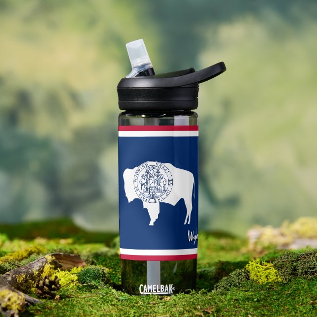 Wyoming bottle, patriotic Wyoming Flag Water Bottle (Outdoor)