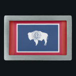 Wyoming Buffalo Belt Buckle<br><div class="desc">Wear a great looking belt buckle whenever you are out and about. The buckle can be customised: sizes,  styles,  colours,  messages and more. This belt buckle also makes a great gift for anyone who likes Wyoming. #wyoming #wyomingbeltbuckle #buffalobuckle @azoreandesigns #wyomingcowboys</div>