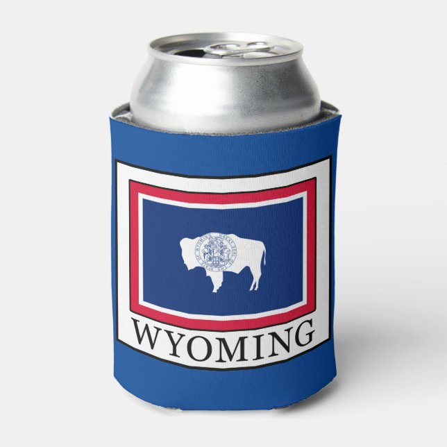 Wyoming Can Cooler (Can Front)