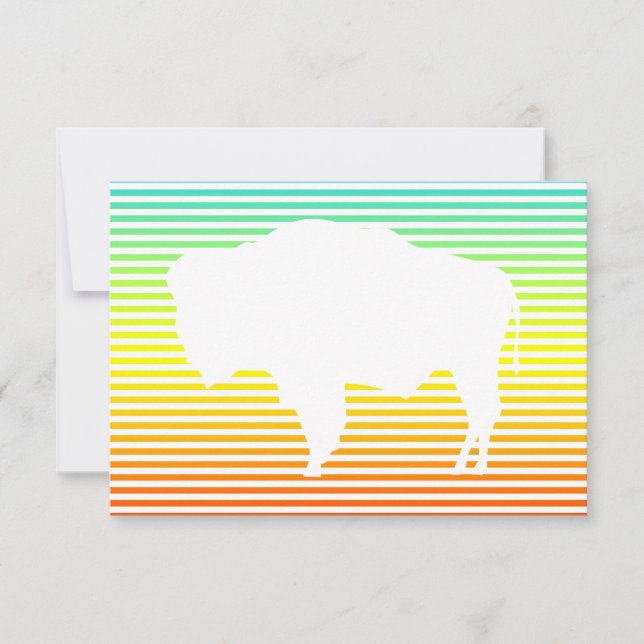 wyoming chill fade invitation (Front)