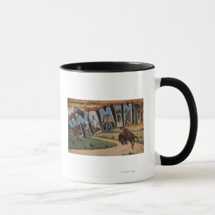Wyoming (Cowboy)Large Letter ScenesWyoming Mug