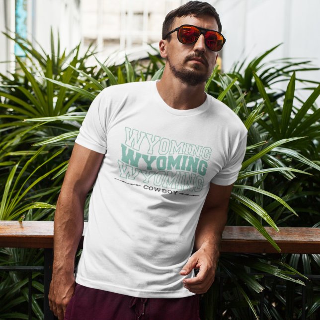 Wyoming cowboy modern and elegant  T-Shirt (Creator Uploaded)
