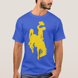 Wyoming Cowboy Riding a Bucking Horse  T-Shirt